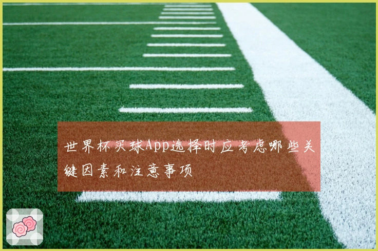 世界杯买球App选择时应考虑哪些关键因素和注意事项